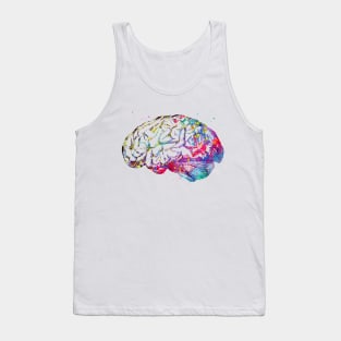 Human Brain Tank Top